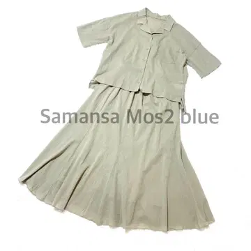 Samansa Mos2 blue 더운 여름을 이겨낼 코디 프리 사이즈