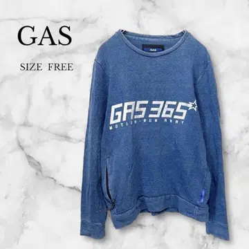 GAS 가스 트레이닝복 맨투맨 포켓 캐주얼 코튼 100%