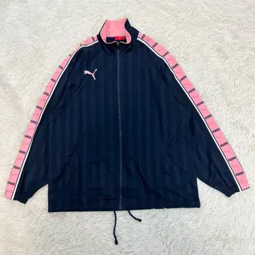 새상품급 PUMA 푸마 저리 핑크 소매 프린트 00s y2k M