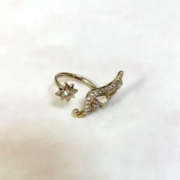 ANNA SUI 반지 나비 깃털