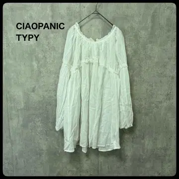 CIAOPANIC TYPY 2WAY 스키퍼 플라켓 레이스 튜닉 블라우스