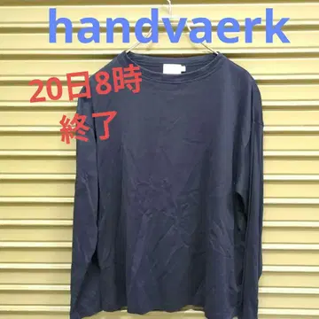 handvaerk 롱 T 남성용 S 네이비
