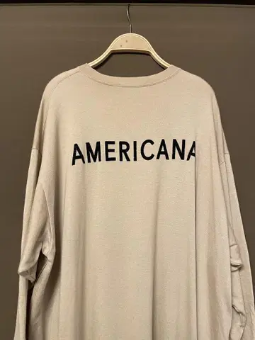 AMERICANA 베이지 롱 원피스