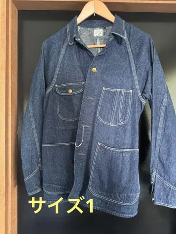 오어슬로우 데님 커버올 사이즈 1