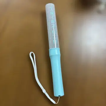 스카이블루 글리터 응원봉 스트랩 포함 테고시 유야 NEVER END