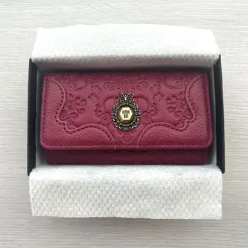 ANNA SUI 빈티지 로즈 4연 키케이스