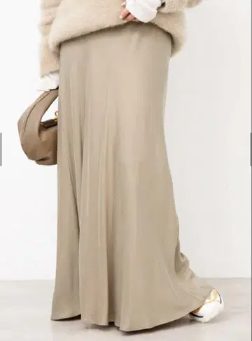 Deuxieme Classe Cu/R Maxi 스커트 베이지