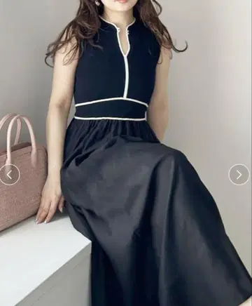 lilybrown 라인 니트 도킹 원피스