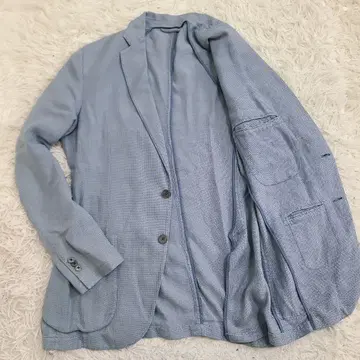 BELVEST 사이즈 XL 린넨 혼방 실크 썸머 자켓 이탈리아