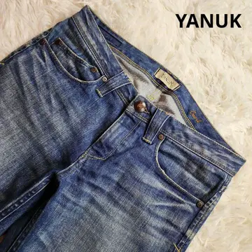YANUK CECIL 야누크 데님 팬츠 23 라이트 블루 앵클 기장