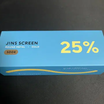 JINS SCREEN SD04 골드 PC용 안경