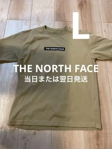 노스페이스 베이지 티셔츠