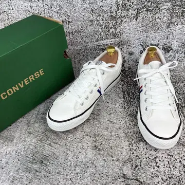 새상품급 컨버스 CV V-C SL OX 화이트 스니커즈