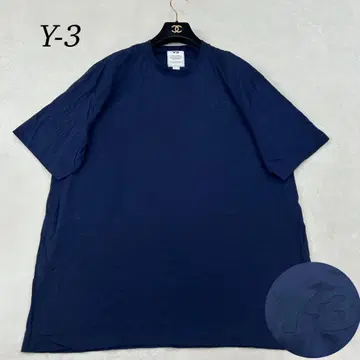 G811 새상품급 2XL 와이 쓰리 코튼 티셔츠 네이비 남성용