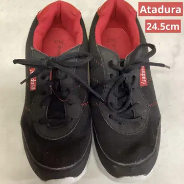 Atadura 캔버스 스니커즈 경량 스니커즈 블랙 24.5cm (13)