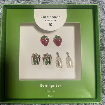 kate spade 귀걸이 세트 3 쌍 니켈 프리