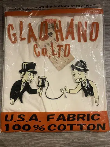 GLAD HAND 글래드핸드 5부 소매 반팔 팩 T 헨리넥 T