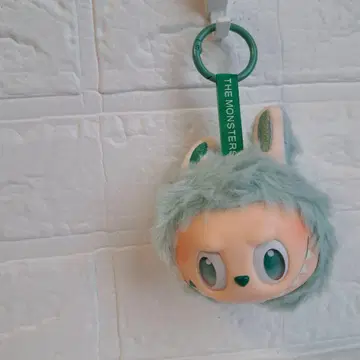 THE MONSTER 러브부 LABUBU 머리만 봉제 인형 키링