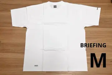 BRIEFING 화이트 티셔츠 브리핑 M 사이즈