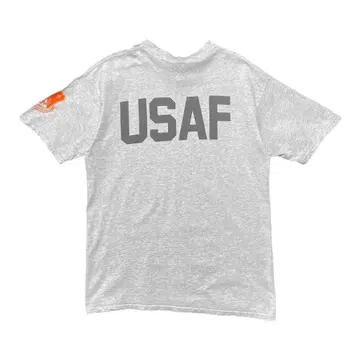 구제 의류 USA제 90S USAF 공군 사관학교 티셔츠 빈티지 그레이