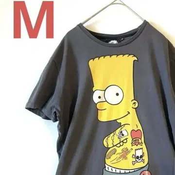 US 구제 의류 THE SIMPSONS 심슨 버트 블랙 티셔츠