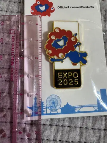 EXPO 2025 핀 배지  회장 한정판 밈쿠밈쿠