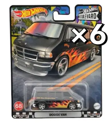 핫휠 DODGE VAN 6대