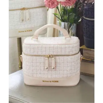 Maison de FLEUR 트위드 큐브 숄더백