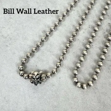 BillWallLeather 빌 월 가죽 공 체인 목걸이