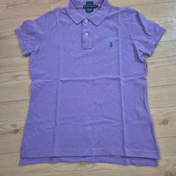 Ralph Lauren 퍼플 피케 셔츠 L
