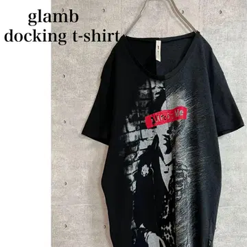 glamb 시드비셔스 스컬 도킹 티셔츠 블랙 사이즈 1