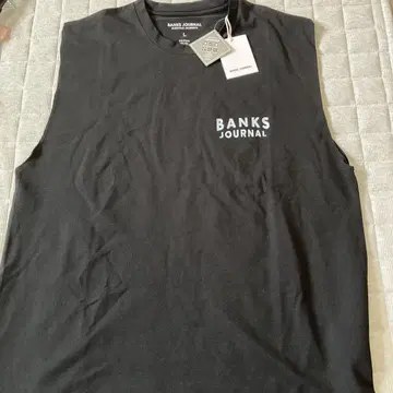 택 포함 새상품 BANKS JOURNAL 탱크탑 L 블랙