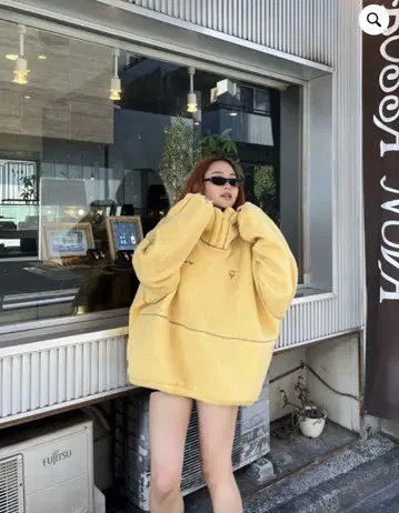HTH 보아 지퍼 후드 집업