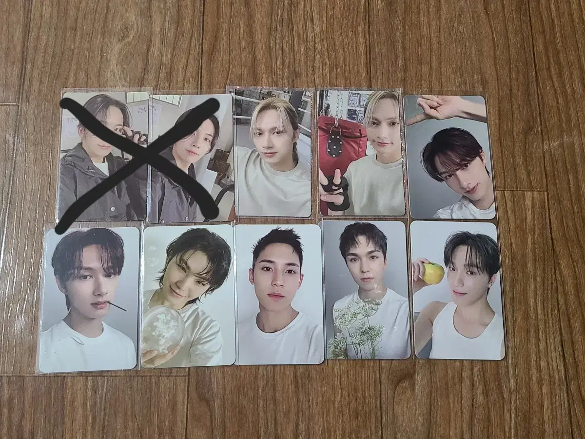 세븐틴 포카 정한 준 우지 민규 버논 디노