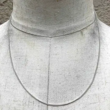 SILVER925 FLAT LINK NECKLACE / 실버/목걸이