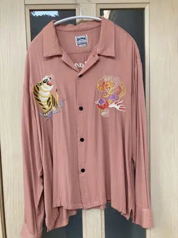HOUSTON 자수 셔츠 X-LARGE