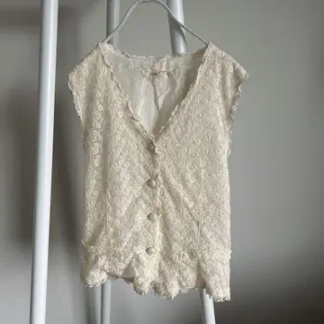 KETTY 아이보리 레이스 뷔스티에