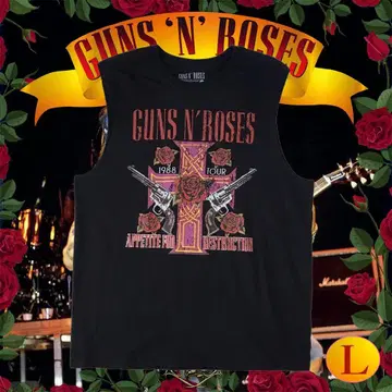 GUNS N ROSES 1988 TOUR 탱크 L 사이즈