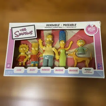 the SIMPSONS 피규어 6개 LIMITED EDITION