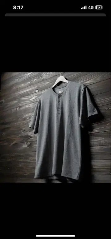 24SS Pablo vinci 헨리넥 티셔츠 L GLAY