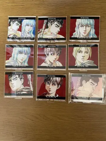 Berserk 아크릴 스탠드 9개 세트
