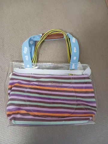 새상품 tsumori chisato CARRY 플라스틱 보더 백