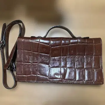 jean-paul GAULTIER 2way 악어 엠보싱 가죽