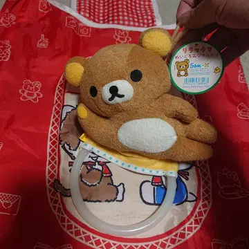초레어 레어 리락쿠마 봉제 인형 타월 걸이 2003 초기 상품