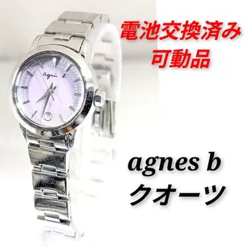 agnes b 쿼츠 여성용 배터리 교체 완료 이동식 제품 Y-97