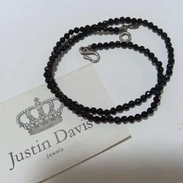 JustinDavis 오닉스 체인 목걸이 50cm