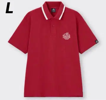 GU 지유 Mrs. GREEN APPLE 피케 셔츠 (레드) L 사이즈