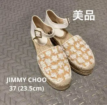 새상품급 JIMMY CHOO 에스파드리유 샌들 37