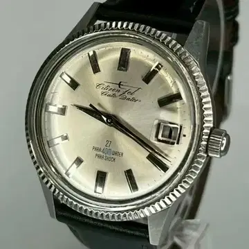 새상품급 시티즌 CITIZEN JET 스테인리스 스틸 27석 오토매틱