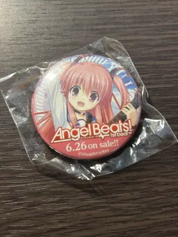 Angel Beats! 1st beat 캔뱃지 Yui